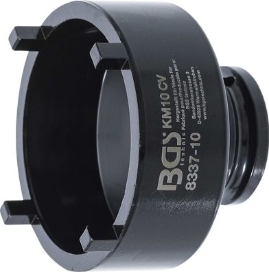 BGS-8337-10 Nutmutternschlüssel Zapfen außen liegend KM10