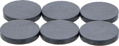 BGS-79905 Magnet-Satz Keramik Ø 25 mm 6-tlg