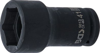 BGS-9813 Kraft-Steckschlüssel-Einsatz Sechskant, tief Antrieb Innenvierkant 20 mm (3