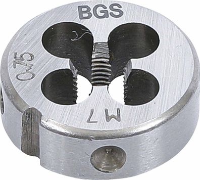BGS-1900-M7X0.75-S Gewindeschneideisen M7 x 0,75 x 25 mm