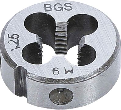 BGS-1900-M9X1.25-S Gewindeschneideisen M9 x 1,25 x 25 mm