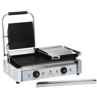 Kontaktgrill, doppelseitig, glatt, 3600 W, 230 V, Royal Catering
