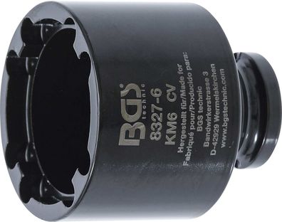 BGS-8327-6 Nutmutternschlüssel Zapfen innen liegend KM6