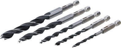 BGS-50799 Holzbohrer-Satz 4 - 10 mm Sechskantantrieb 5-tlg