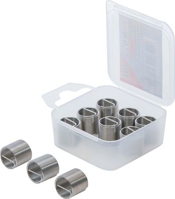 BGS-9437-1 Ersatz-Gewindeeinsätze M12 x 1,0 mm 10-tlg