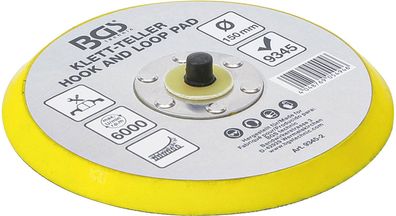 BGS-9345-2 Klett-Teller für Art. 9345 Ø 150 mm