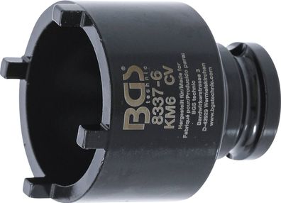 BGS-8337-6 Nutmutternschlüssel Zapfen außen liegend KM6