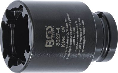 BGS-8327-4 Nutmutternschlüssel Zapfen innen liegend KM4