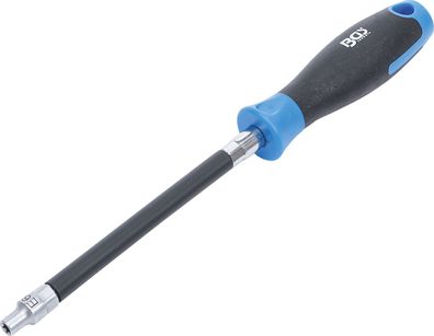 BGS-70022 Flexibler Schraubendreher mit Rundgriff E-Profil E6 Klingenlänge 150 mm