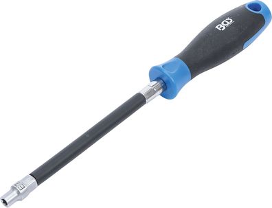 BGS-70023 Flexibler Schraubendreher mit Rundgriff E-Profil E7 Klingenlänge 150 mm