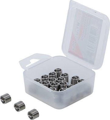 BGS-9431-1 Ersatz-Gewindeeinsätze M7 x 1,0 mm 25-tlg