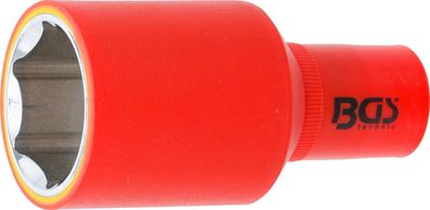 BGS-72082 VDE-Steckschlüssel-Einsatz Sechskant, Antrieb Innenvierkant 12,5 mm (1/2),