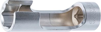 BGS-70988-18 Spezial-Steckschlüssel-Einsatz, geschlitzt, Antrieb Innenvierkant 10 mm