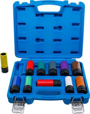 BGS-74254 Kraft-Schoneinsatz-Satz, Antrieb Innenvierkant 12,5 mm (1/2), SW 15 - 27 mm