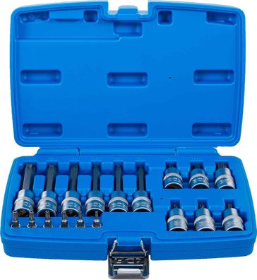 BGS-5174 Bit-Einsatz-Satz, Antrieb Innenvierkant 6,3 mm (1/4) / 12,5 mm (1/2), T-Prof