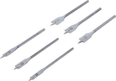 BGS-50796 Flachfräsbohrer-Satz, 10 - 25 mm, 6-tlg