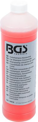 BGS-74415 Autoshampoo-Konzentrat, rot, 1000 ml