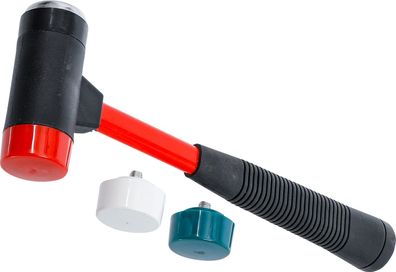 BGS-91864 Wechselkopf-Hammer-Satz, Fiberglasstiel, Ø 38 mm