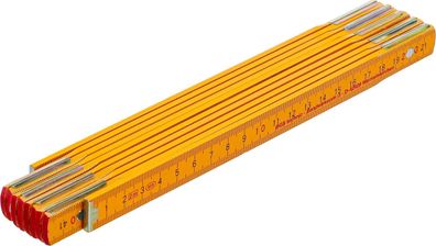 BGS-92051 Holz-Gliedermaßstab, 2 m