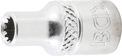 BGS-10101 Steckschlüssel-Einsatz Gear Lock Antrieb Innenvierkant 6,3 mm (1/4") SW 4,5