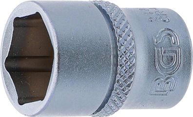 BGS-2485 Steckschlüssel-Einsatz Sechskant Antrieb Innenvierkant 6,3 mm (1/4") SW 13 m