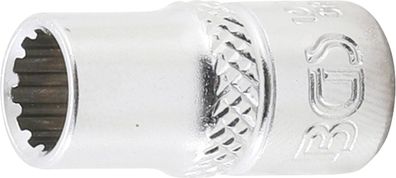 BGS-10107 Steckschlüssel-Einsatz Gear Lock Antrieb Innenvierkant 6,3 mm (1/4") SW 7 m