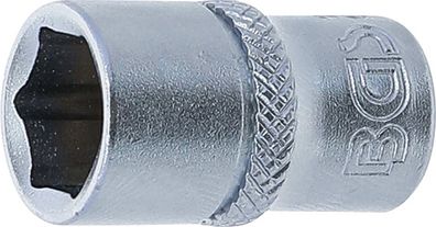 BGS-2482 Steckschlüssel-Einsatz Sechskant Antrieb Innenvierkant 6,3 mm (1/4") SW 10 m
