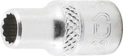 BGS-10872 Steckschlüssel-Einsatz Zwölfkant Antrieb Innenvierkant 6,3 mm (1/4") SW 7/3