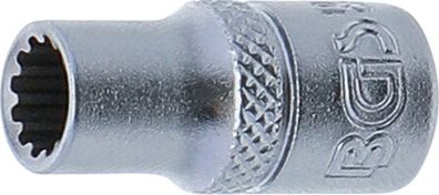 BGS-10106 Steckschlüssel-Einsatz Gear Lock Antrieb Innenvierkant 6,3 mm (1/4") SW 6 m