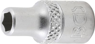 BGS-10651 Steckschlüssel-Einsatz Sechskant Antrieb Innenvierkant 6,3 mm (1/4") SW 3/1