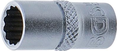 BGS-10778 Steckschlüssel-Einsatz Zwölfkant Antrieb Innenvierkant 6,3 mm (1/4") SW 8 m