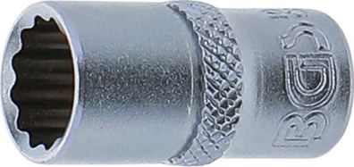 BGS-10779 Steckschlüssel-Einsatz Zwölfkant Antrieb Innenvierkant 6,3 mm (1/4") SW 9 m