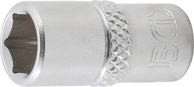 BGS-10655 Steckschlüssel-Einsatz Sechskant Antrieb Innenvierkant 6,3 mm (1/4") SW 5/1