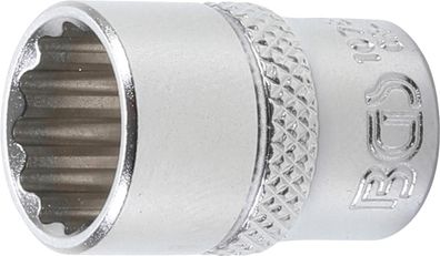 BGS-10782 Steckschlüssel-Einsatz Zwölfkant Antrieb Innenvierkant 6,3 mm (1/4") SW 12