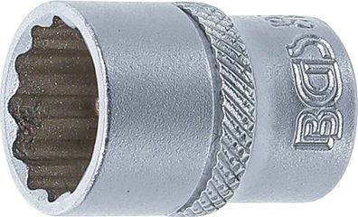 BGS-10783 Steckschlüssel-Einsatz Zwölfkant Antrieb Innenvierkant 6,3 mm (1/4") SW 13