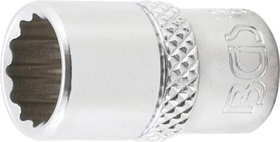 BGS-10877 Steckschlüssel-Einsatz Zwölfkant Antrieb Innenvierkant 6,3 mm (1/4") SW 3/8