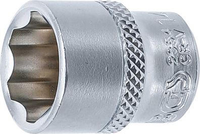 BGS-2354 Steckschlüssel-Einsatz Super Lock Antrieb Innenvierkant 6,3 mm (1/4") SW 14