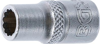 BGS-10873 Steckschlüssel-Einsatz Zwölfkant Antrieb Innenvierkant 6,3 mm (1/4") SW 1/4