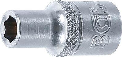 BGS-2476 Steckschlüssel-Einsatz Sechskant Antrieb Innenvierkant 6,3 mm (1/4") SW 5 mm