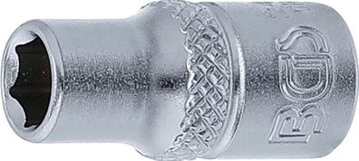 BGS-2478 Steckschlüssel-Einsatz Sechskant Antrieb Innenvierkant 6,3 mm (1/4") SW 6 mm