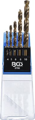 BGS-2795 Spiralbohrer-Satz HSS 4 - 10 mm 5-tlg