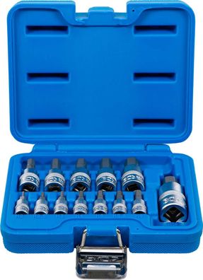 BGS-74257 Bit-Einsatz-Satz Antrieb Innenvierkant 6,3 mm (1/4") / 10 mm (3/8") / 12,5