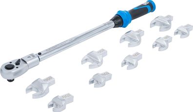 BGS-7193 Drehmomentschlüssel-Satz für Einsteckwerkzeuge 14 x 18 mm 40 - 210 Nm 11-tlg