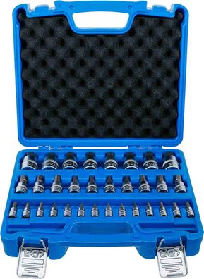 BGS-74258 Bit-Einsatz-Satz Antrieb Innenvierkant 6,3 mm (1/4") / 10 mm (3/8") / 12,5