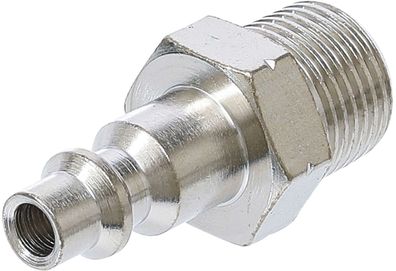 BGS-7064 Druckluft-Stecknippel 10 mm (3/8") Außengewinde USA / Frankreich