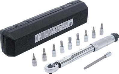 BGS-72118 Drehmomentschlüssel-Satz Abtrieb Außenvierkant 6,3 mm (1/4") 2 - 24 Nm 11-t
