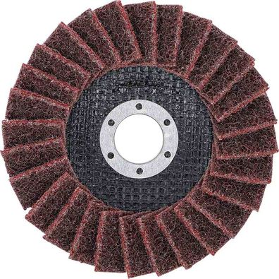 BGS-74474 Fächer-Schleif-Scheibe Vlies Ø 125 mm Körnung 120