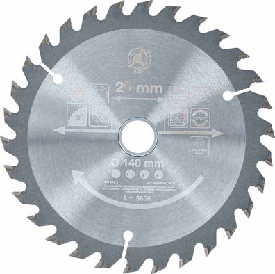 BGS-3959 Hartmetall-Kreissägeblatt Ø 140 x 20 x 2,3 mm 30 Zähne