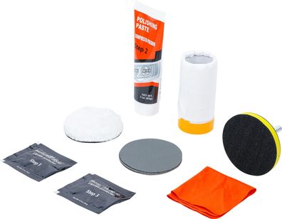 BGS-3997 Fahrzeugscheinwerfer-Aufbereitungs-Kit 14-tlg