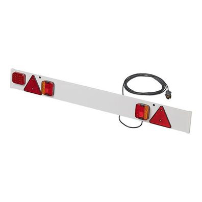 Beleuchtungstafel 2x 20 LED mit LED Nebelschlussleuchte + 6M Kabel